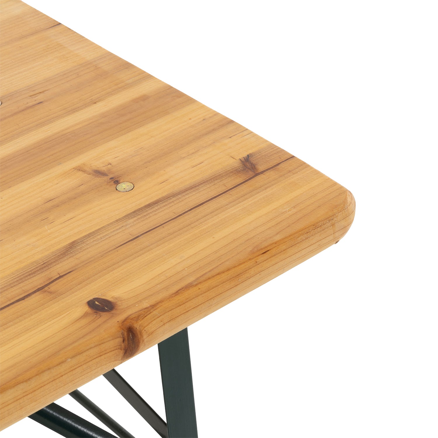 VESTIAMO CASA GIARDINO - Set Birreria da giardino con Tavolo e 2 panchine Pieghevoli